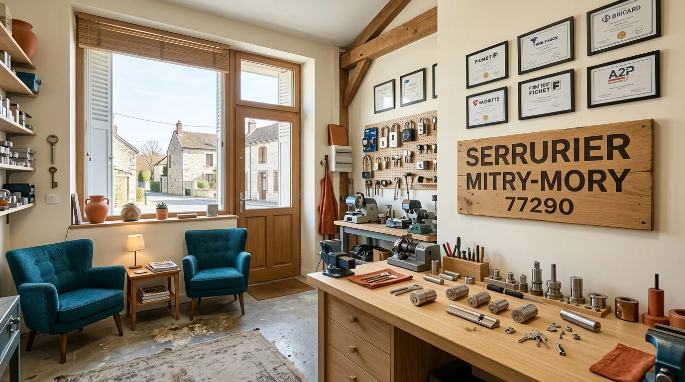 Atelier Serrurier Mitry-Mory · couloir aérien